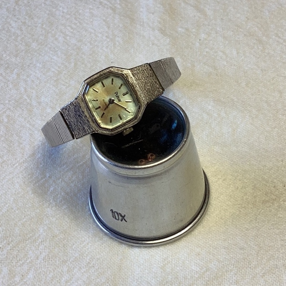 PULSAR Blue and Silver Watch